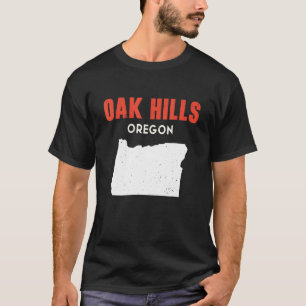 Camiseta Oak Hills Oregon Estados Unidos América Viajes Ore