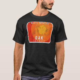 Camiseta Oak Island NC Summertime Vacation Hot Sunshine