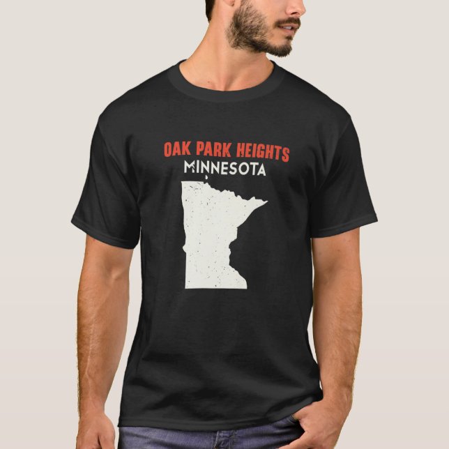 Camiseta Oak Park Heights Minnesota USA State America Trave (Anverso)