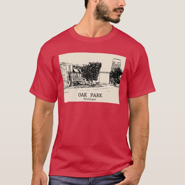 Camiseta Oak Park Michigan (Anverso)
