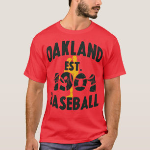 Camiseta Oakland Baseball Est 1901 Vintage