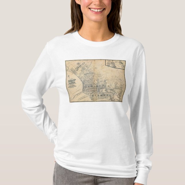 Camiseta Oakland, Berkeley, Alameda (Anverso)