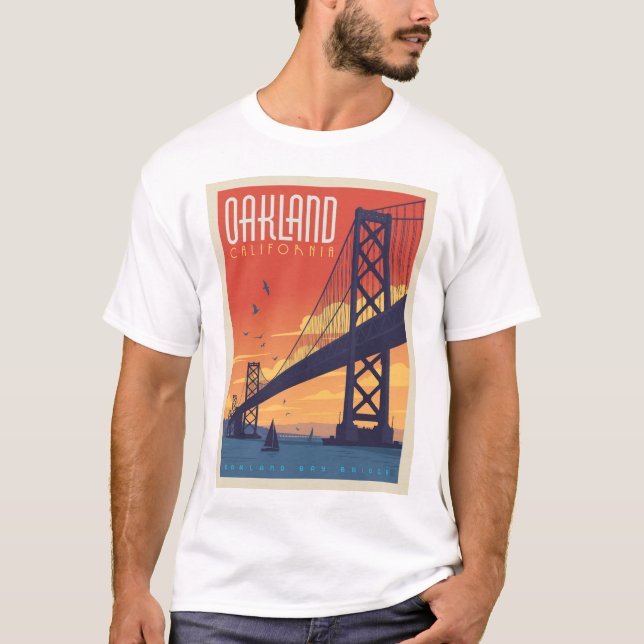 Camiseta Oakland, California (Anverso)