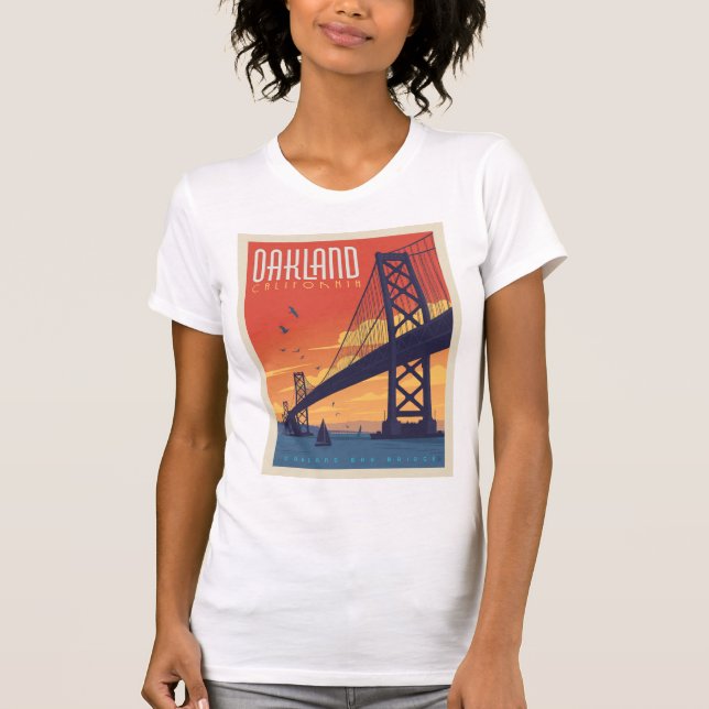 Camiseta Oakland, California (Anverso)