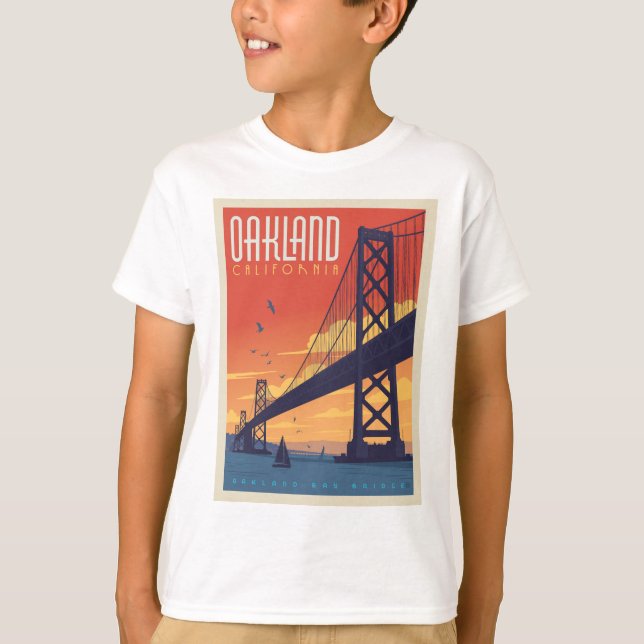 Camiseta Oakland, California (Anverso)