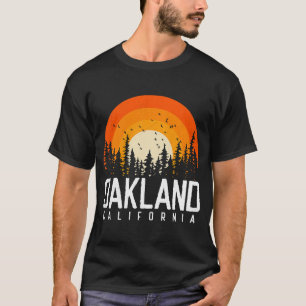 Camiseta Oakland California CA Vintage años 70 80 90 Retro