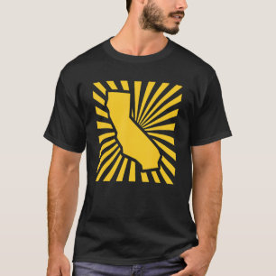 Camiseta Oakland California Kelly Green Y Yellow Burst Gr