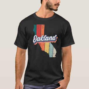 Camiseta Oakland City Retro Vintage Hometown California Pre