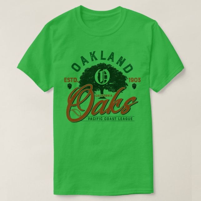 Camiseta Oakland Oaks (Diseño del anverso)