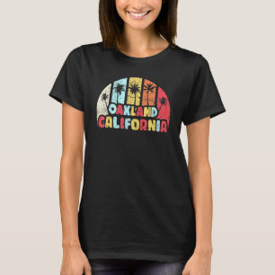 Camiseta Oakland Vintage California Beach Retro Oakland Sun