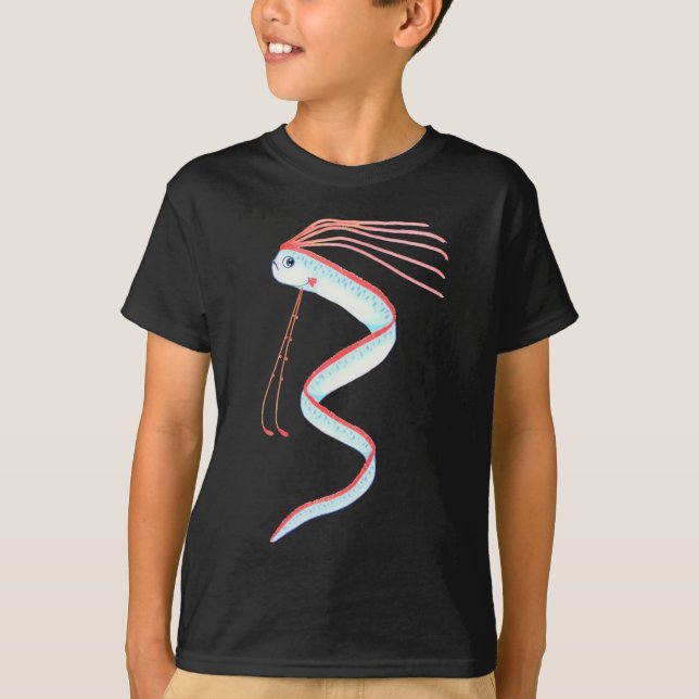 Camiseta Oarfish (リュウグウノツカイ)キッズ (Anverso)