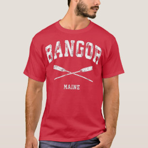 Camiseta Oars cruzados náuticos de Bangor Maine