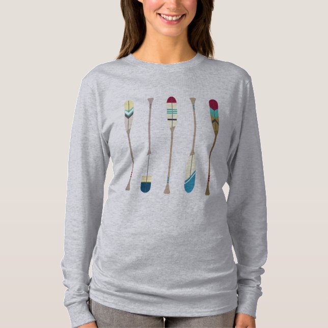 Camiseta Oars de vintage (Anverso)