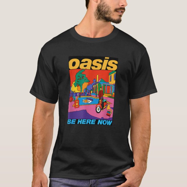 Camiseta Oasis Be Here Now Colour  (Anverso)