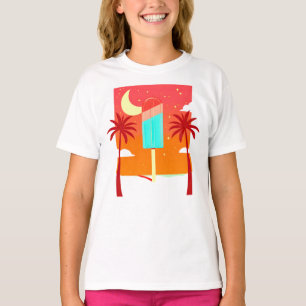 Camiseta Oasis de hielo Starry Summer Palm