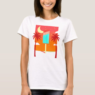 Camiseta Oasis de hielo Starry Summer Palm