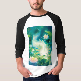 Camiseta Oasis floral de Axolotl