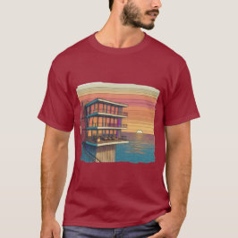 Camiseta Oasis moderno: Sunset de lujo