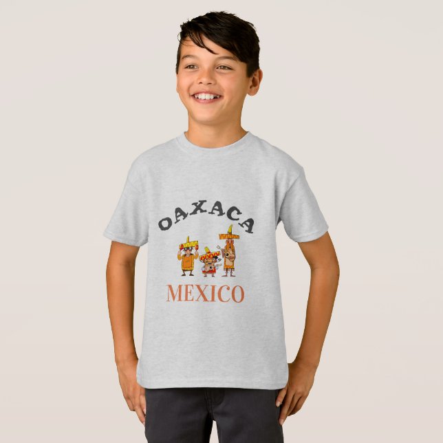 Camiseta Oaxaca, México Design, niño (Anverso completo)