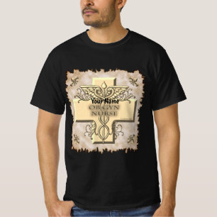 Camiseta Ob Gyn Nurse cruza Caduceus