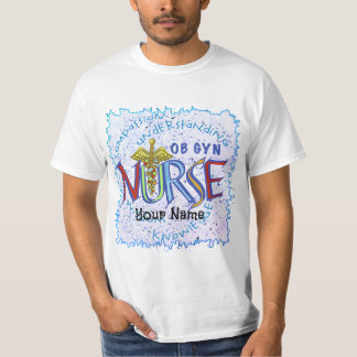 Camiseta Ob Gyn Nurse Motto enfermeras personalizados enfer