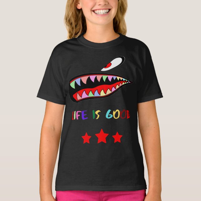 Camiseta OBA 6ix9ine tiburón rap (Anverso)