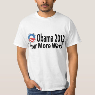 Camiseta Obama2012 cuatro más guerras