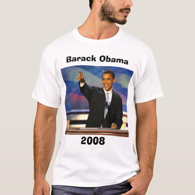 Camiseta obama6, Barack Obama, 2008 (Anverso)