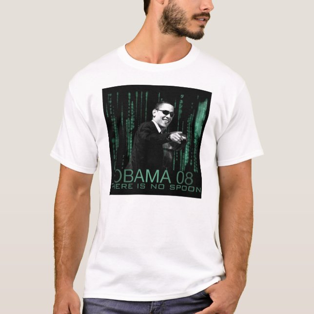 Camiseta Obama 08: No hay cuchara (Anverso)