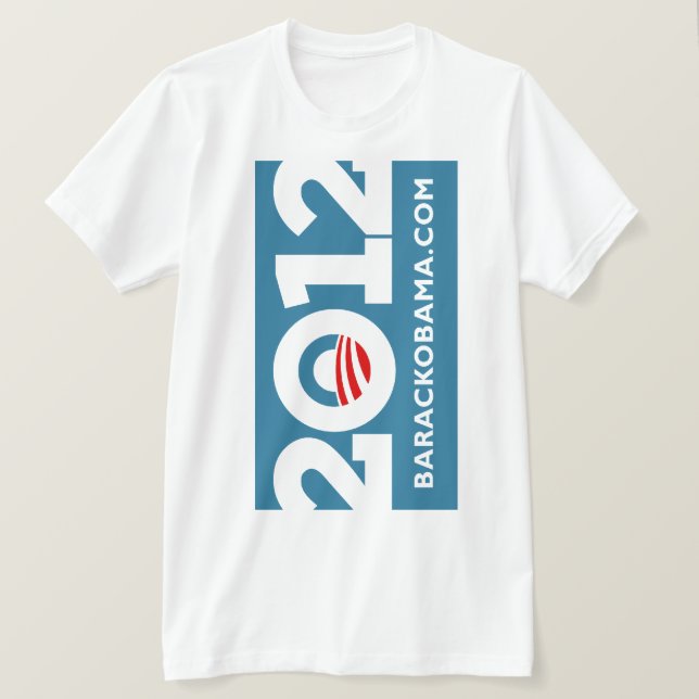 Camiseta Obama 2012 (Anverso del diseño)