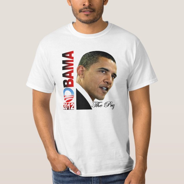 Camiseta Obama 2012 - El Prez (Anverso)