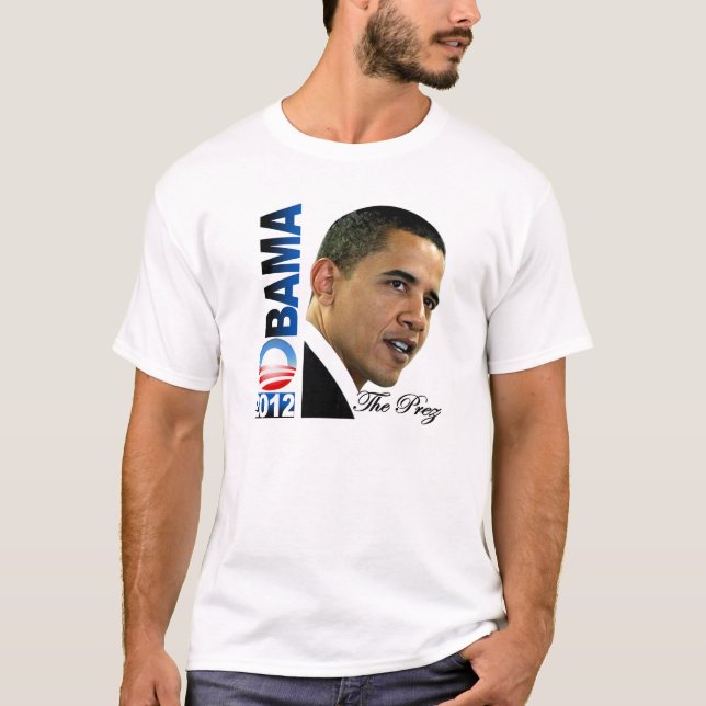 Camiseta Obama 2012 - El Prez (Anverso)