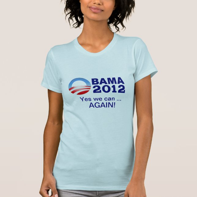 Camiseta Obama 2012 - ¡Podemos sí… otra vez! (Anverso)