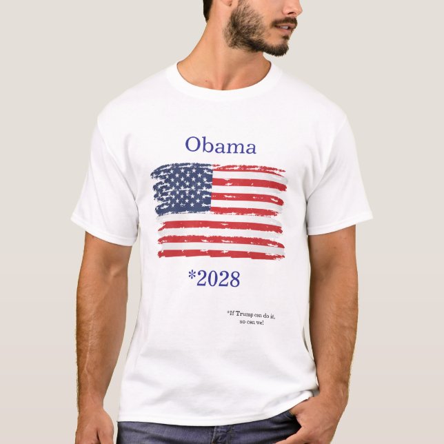 Camiseta Obama 2028 (Anverso)