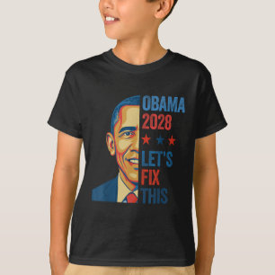 Camiseta Obama 2028 Arregló a este 48° presidente Patriótic