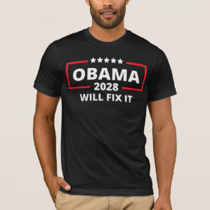 Camiseta Obama 2028 Lo Arreglará