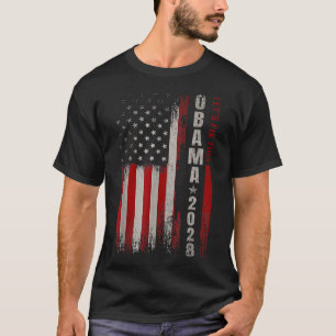 Camiseta Obama 2028 Vota A Obama Para Las Elecciones Presid