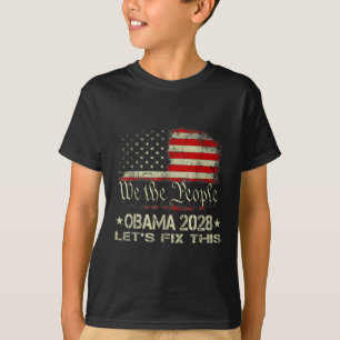 Camiseta Obama 2028 Vota A Obama Para Las Elecciones Presid