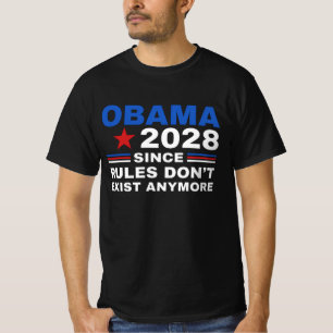 Camiseta Obama 2028 Ya que las reglas ya no existen