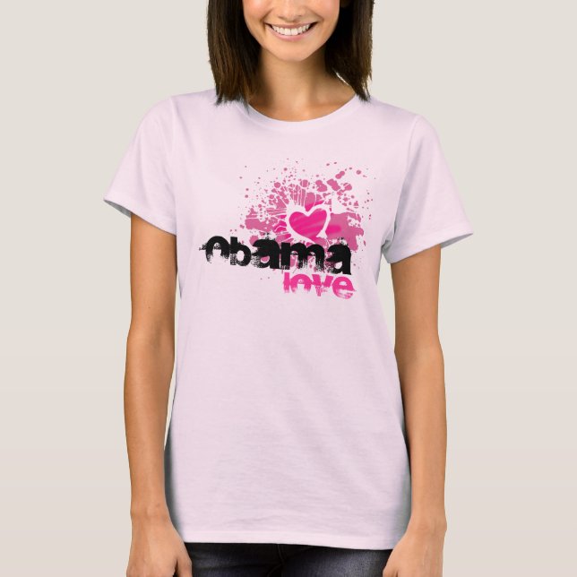 Camiseta Obama ama (Anverso)