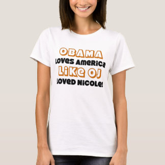 Camiseta Obama ama América como