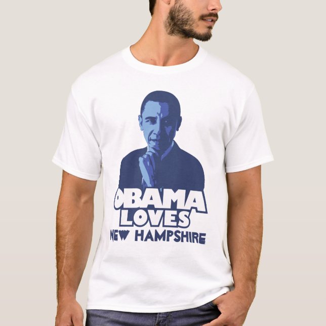 Camiseta OBAMA AMA New Hampshire (Anverso)