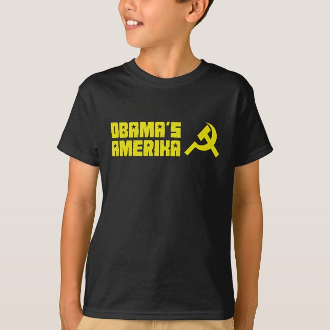 Camiseta Obama Amerika (Anverso)