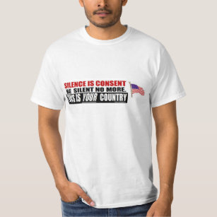 Camiseta obama anti: El silencio es consentimiento