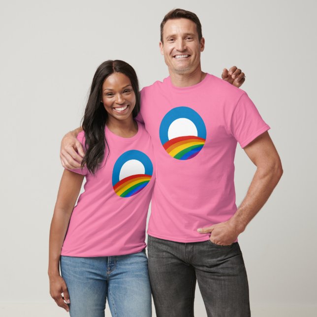 Camiseta Obama Arcoiris (Unisexo)