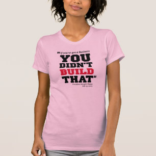 Camiseta Obama ataca el negocio - elección 2012