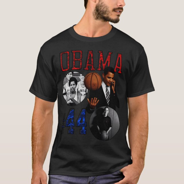 Camiseta Obama Basketball (Anverso)