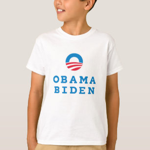 Camiseta Obama Biden "O" Logo Vertical (Color)