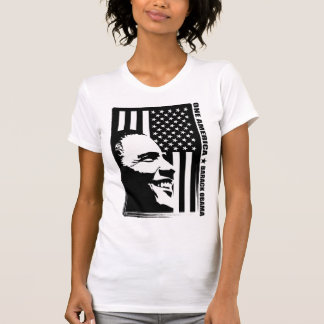 Camiseta Obama blanco y negro