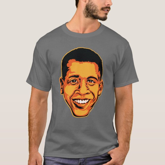 Camiseta Obama - cabeza presidencial (Anverso)